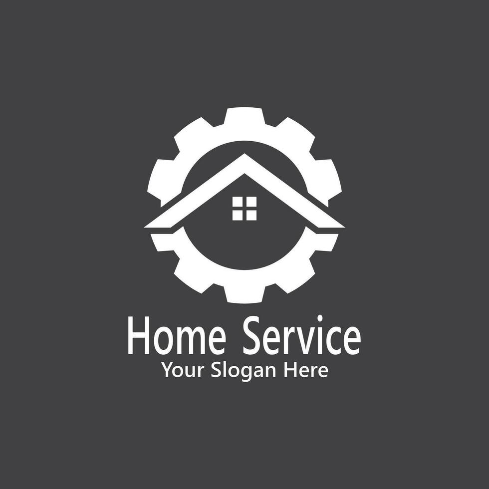 hogar Servicio construcción logo vector modelo