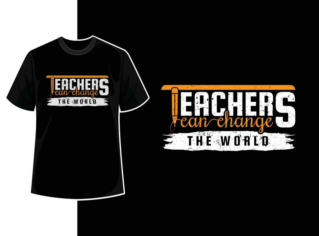 Vintage typography teacher t shirt design template with teacher day motivation quote and vector