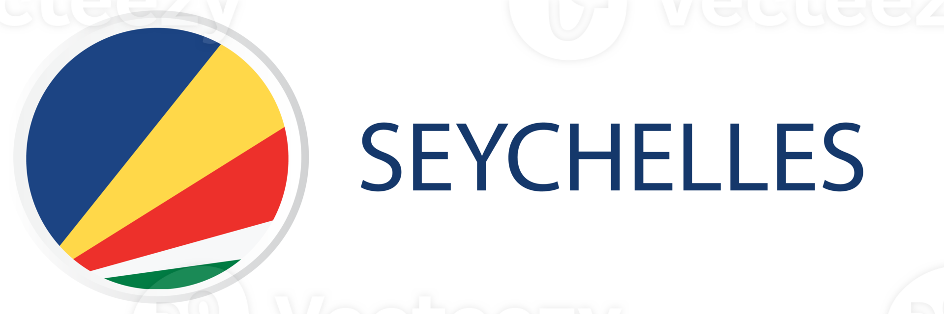 Seychelles flag in button web. png