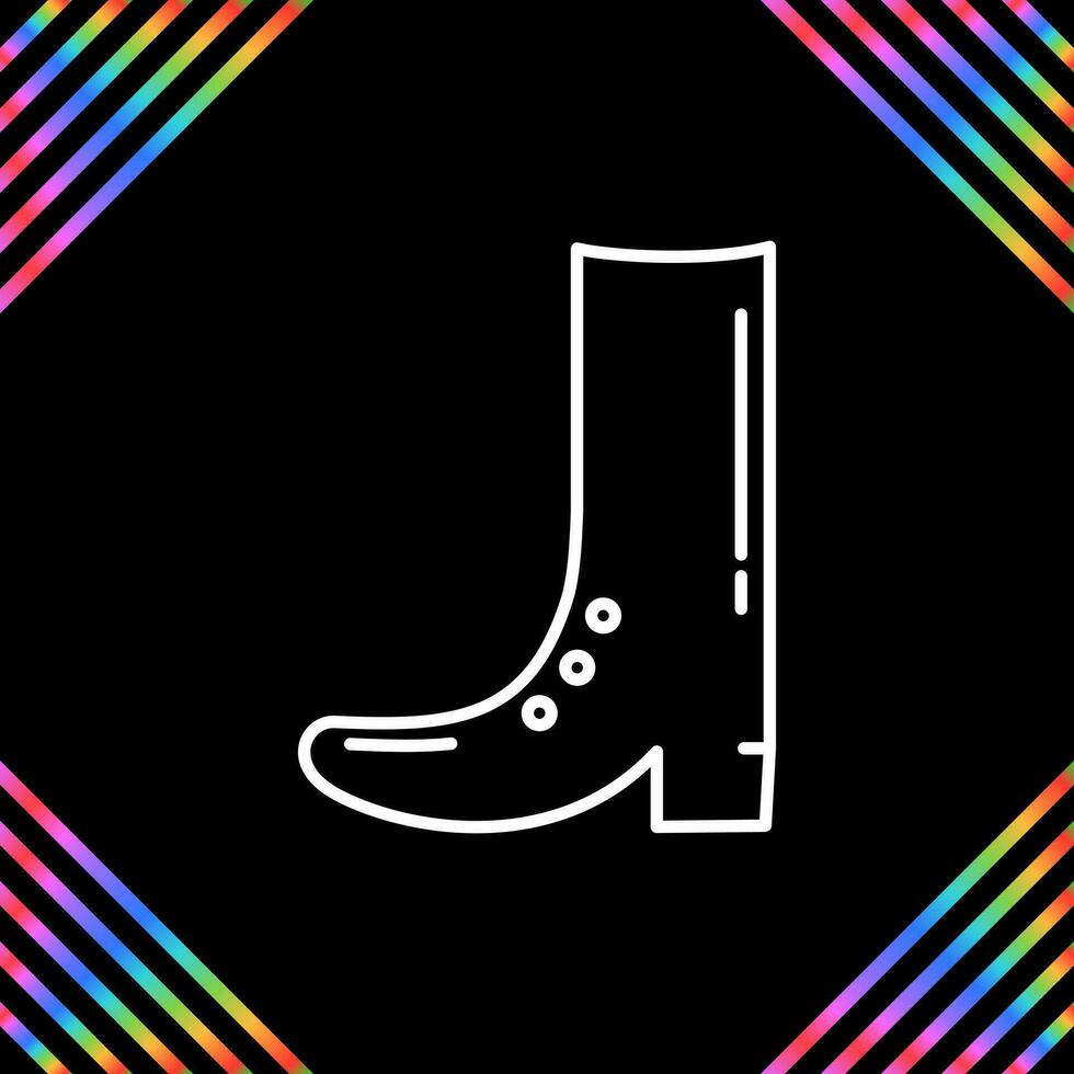 Cowboy Boot Vector Icon