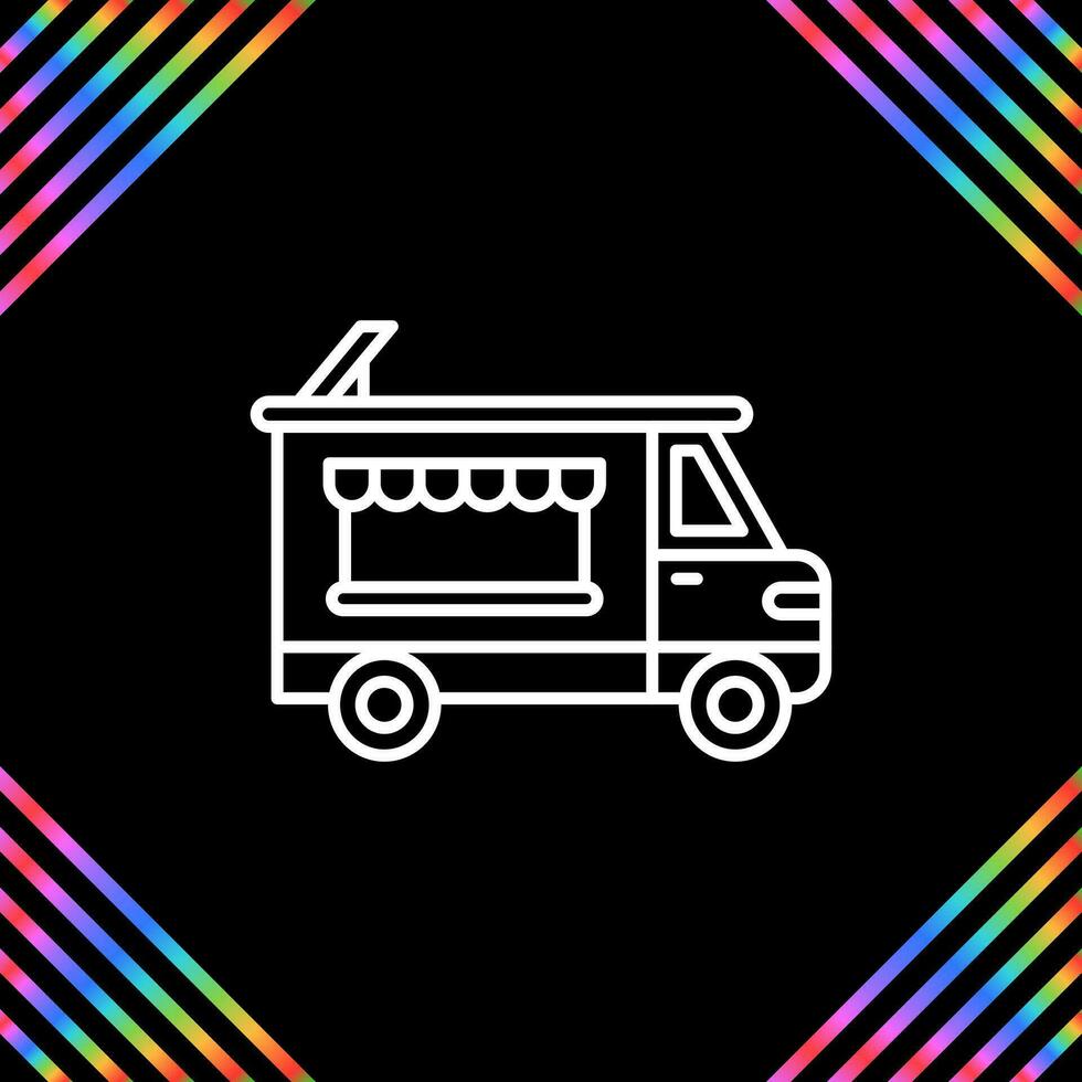 Bakery Truck Vector Icon