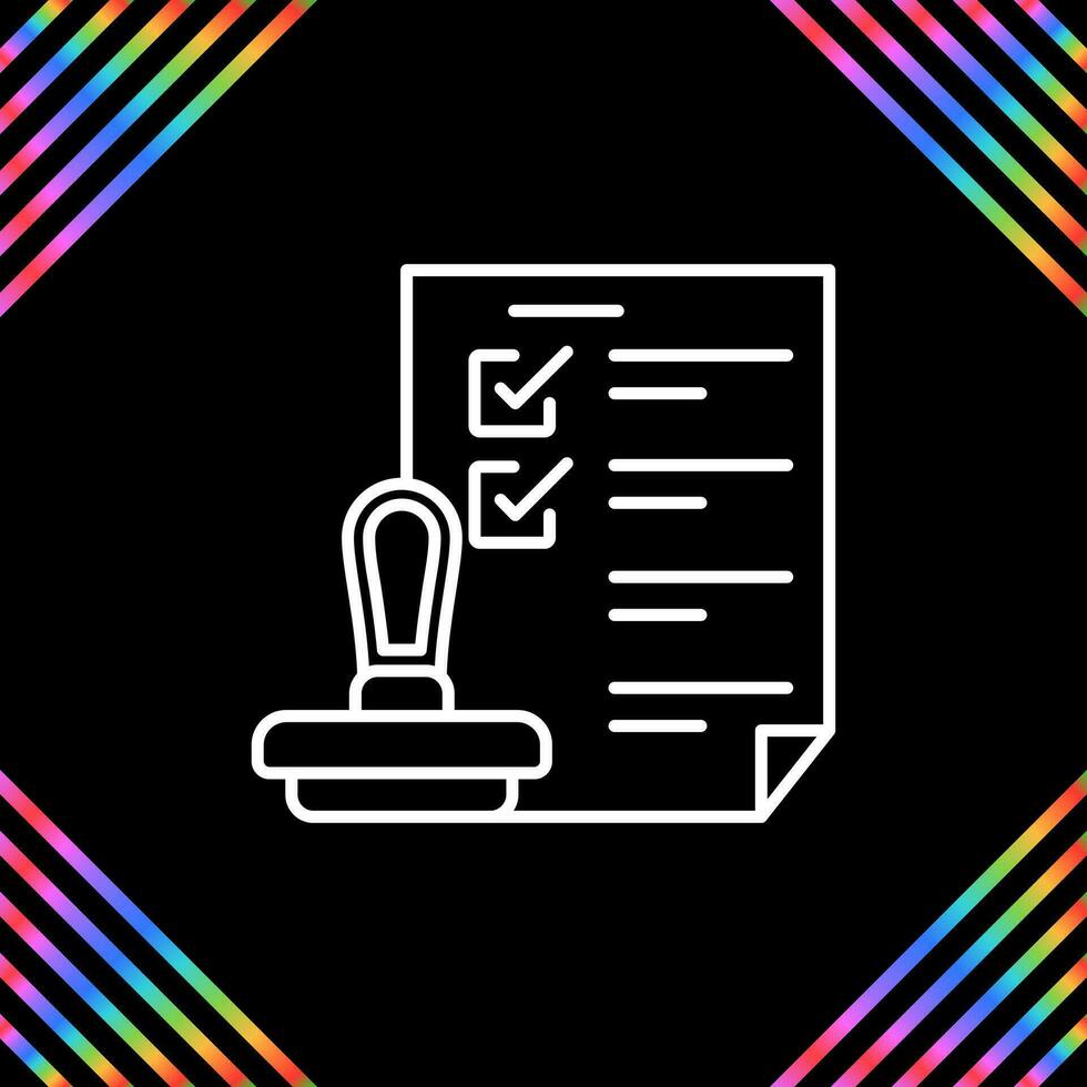 Stamp Vector Icon