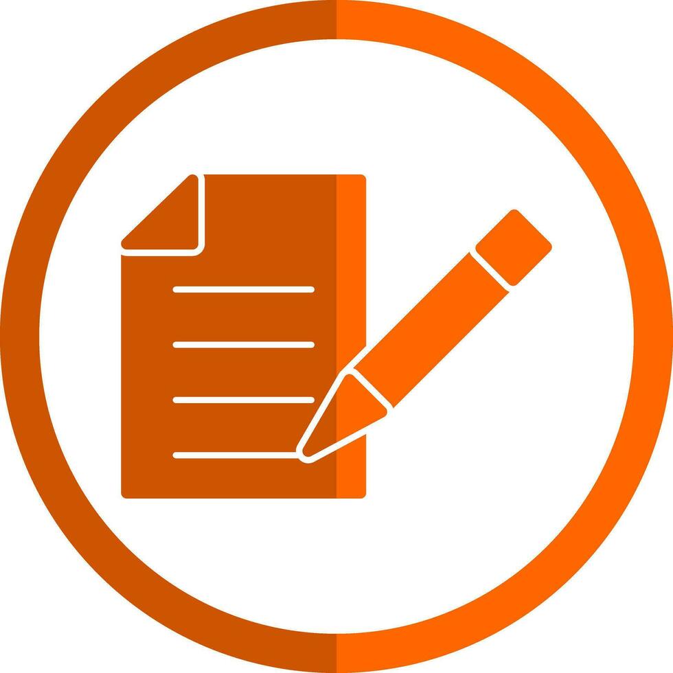 diseño de icono de vector de contrato