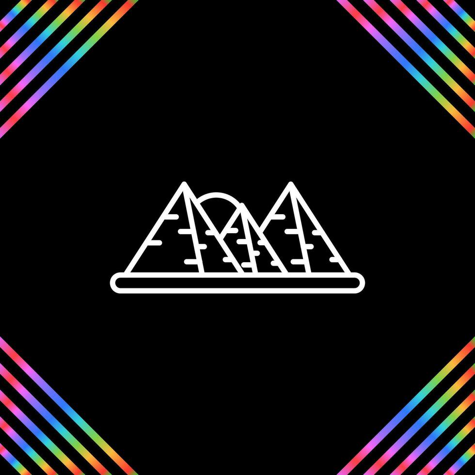 Pyramid Vector Icon