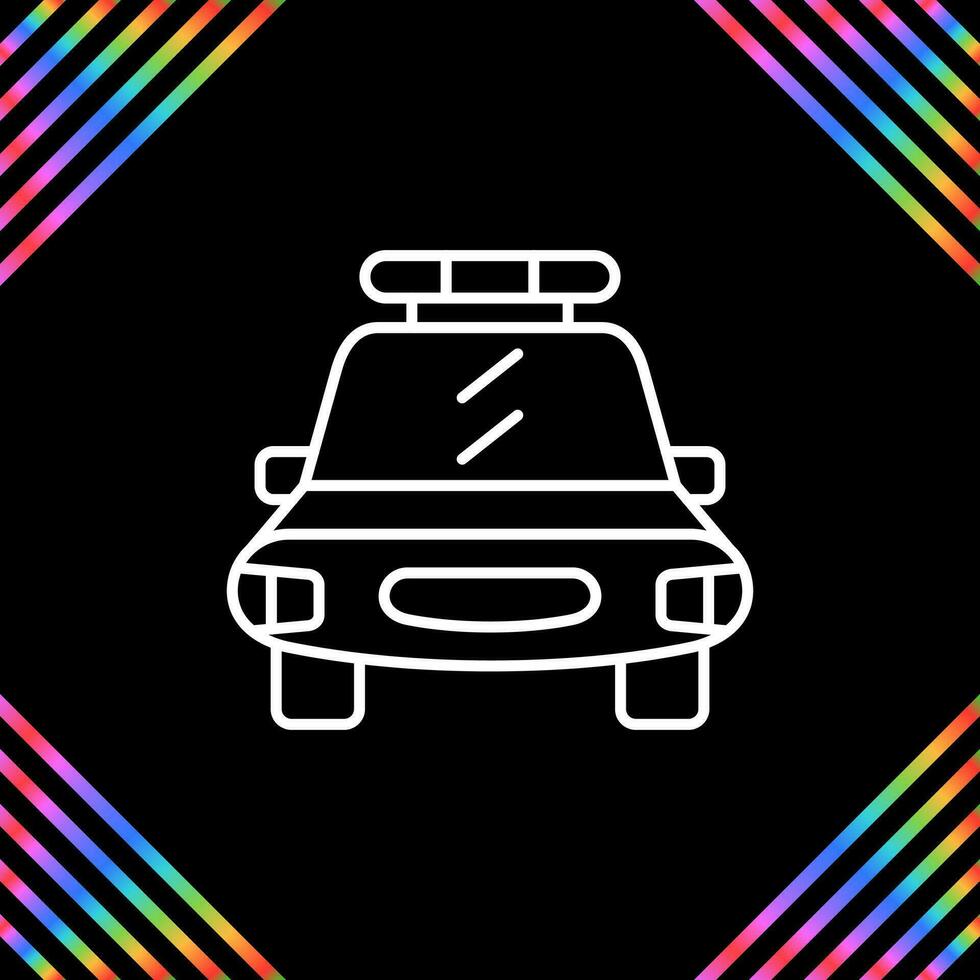 Police Car Vector Icon