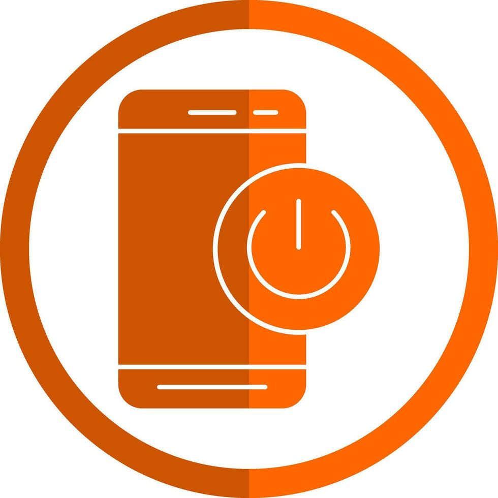 Mobile On Off  Vector Icon Design