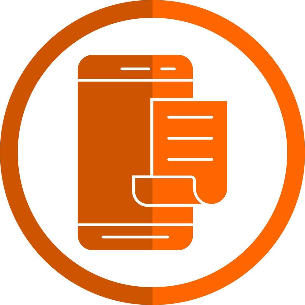 Mobile File  Vector Icon Design