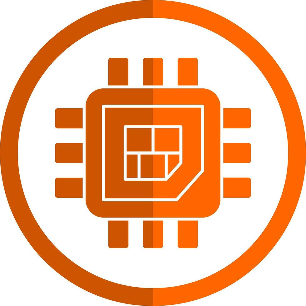 Processor  Vector Icon Design