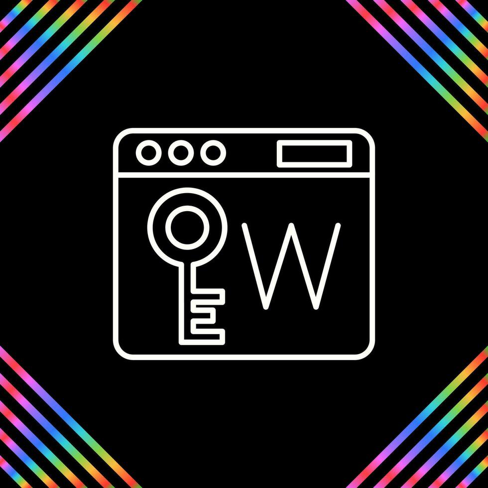 Keyworld Vector Icon