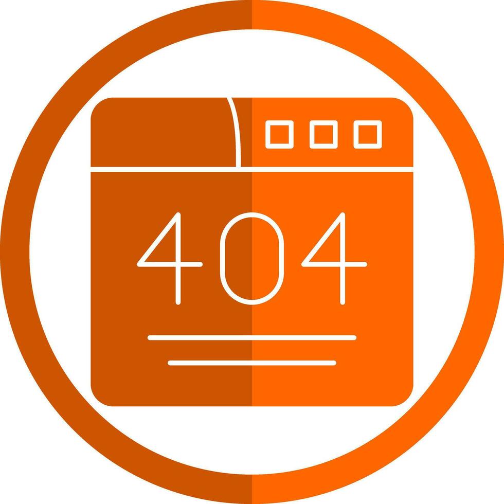 404 Error  Vector Icon Design