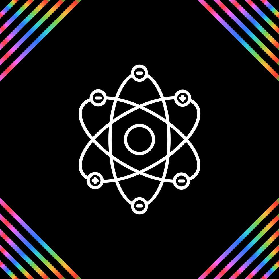 Atom Structure Vector Icon