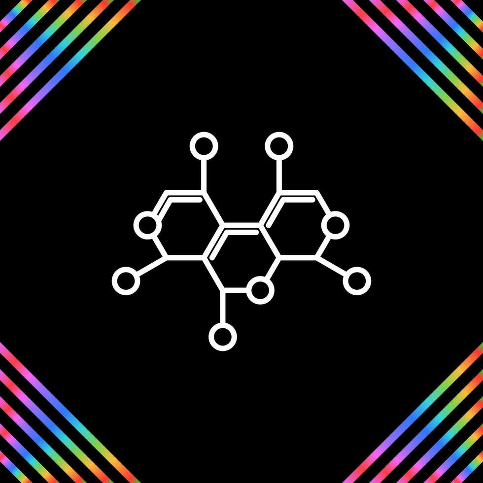 Molecule Structure Vector Icon