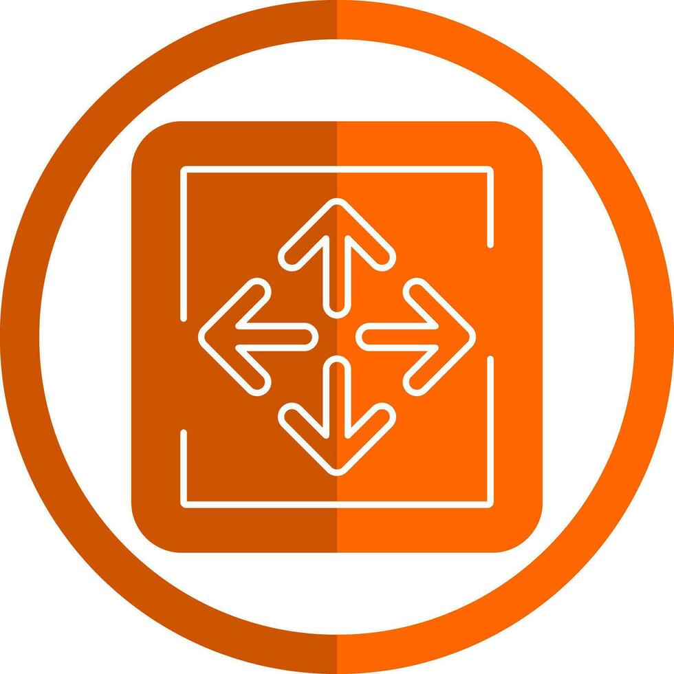 Expand Arrows Vector Icon Design