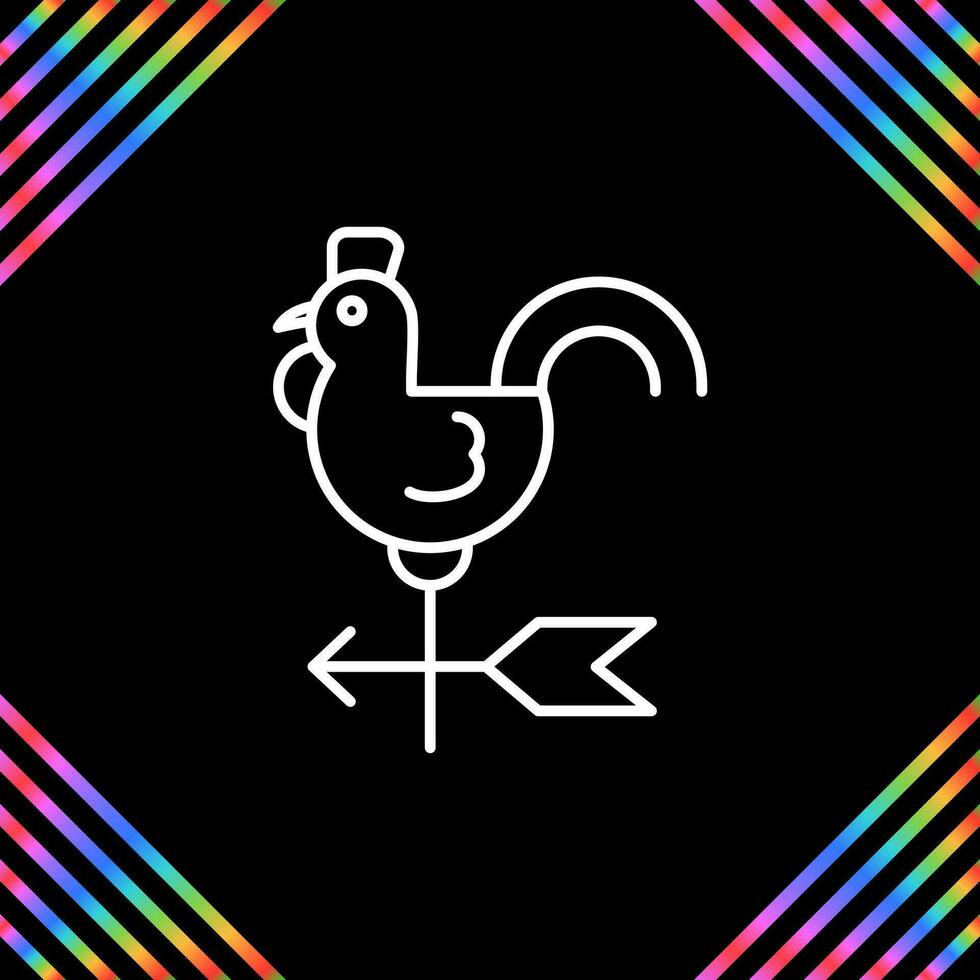 Wind Vane Vector Icon