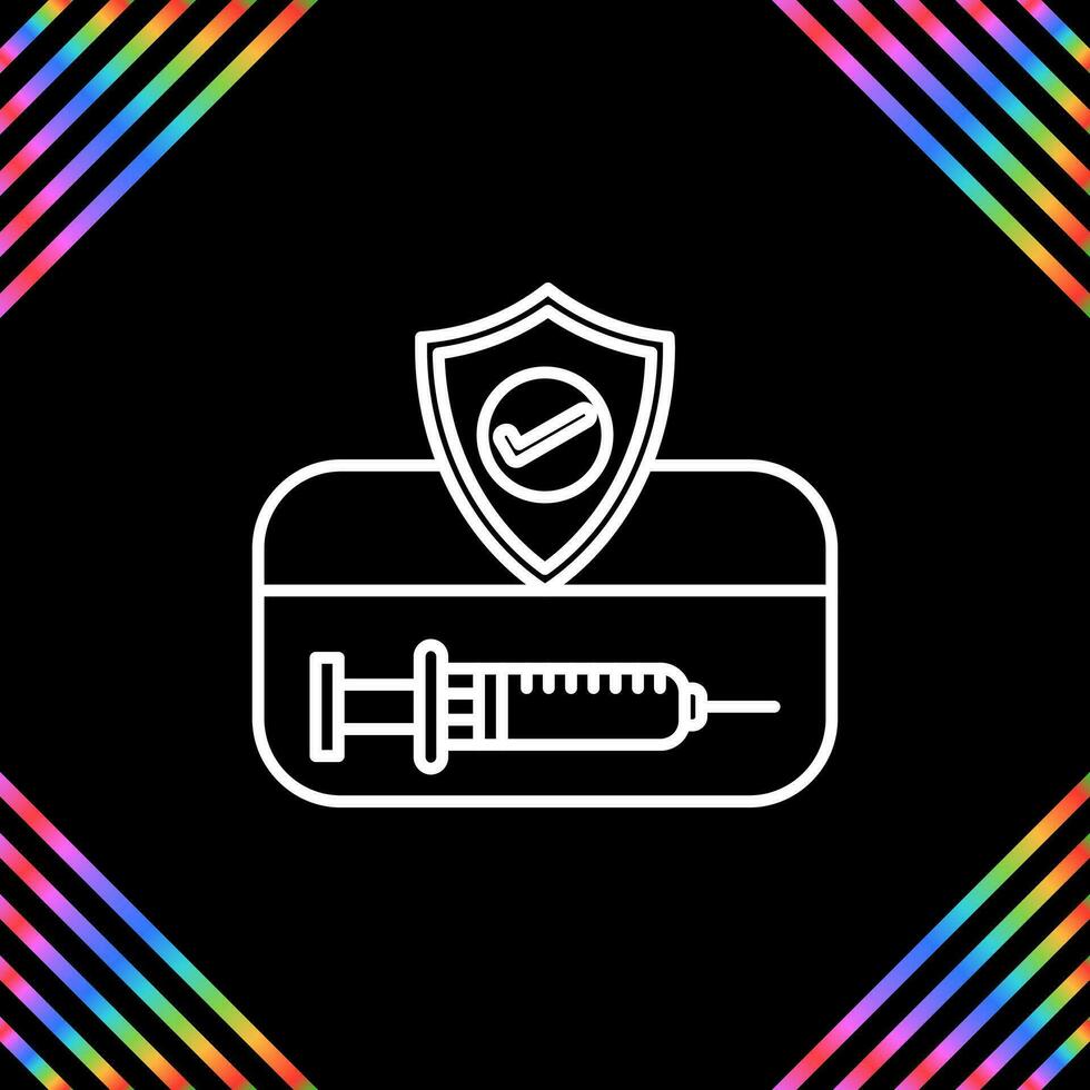 Vaccination Card Vector Icon
