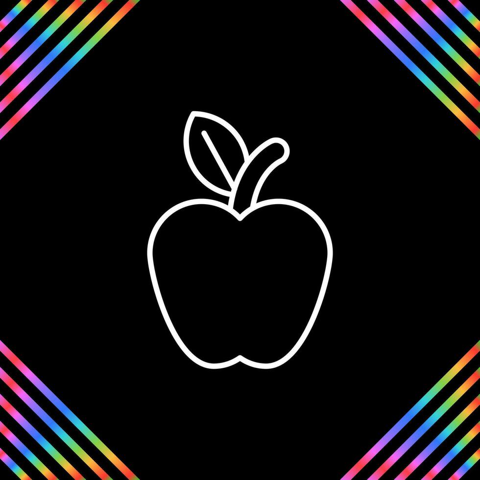 icono de vector de manzana