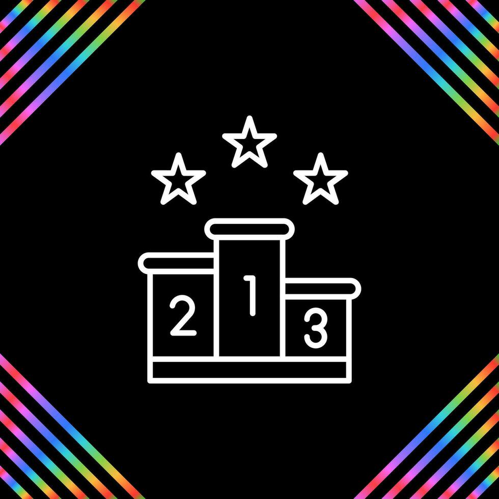 Podium Vector Icon