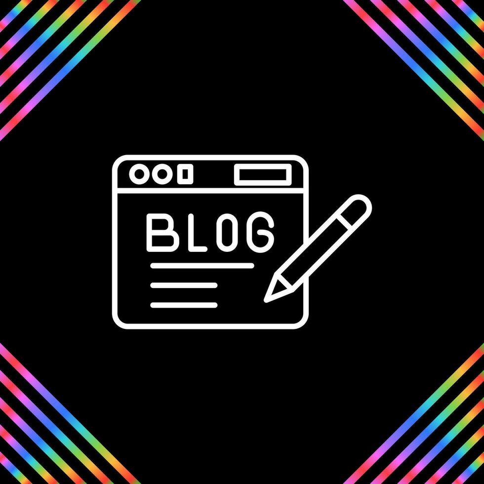 Blog Vector Icon