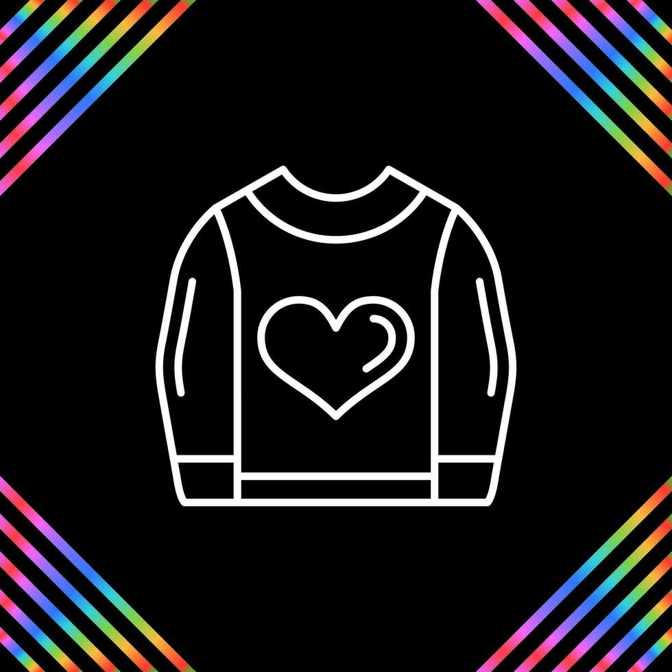 icono de vector de sudadera