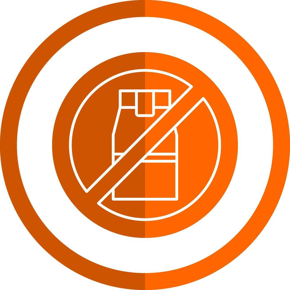 No Milk Vector Icon Design
