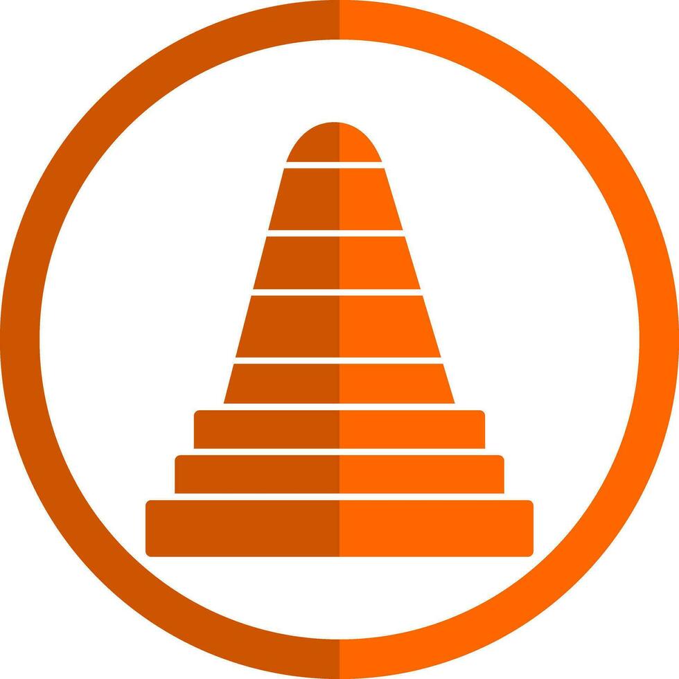 Traffic Cone  Vector Icon Design