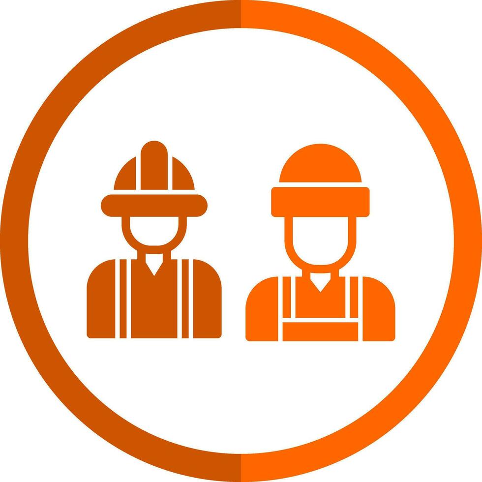 Workers  Vector Icon Design