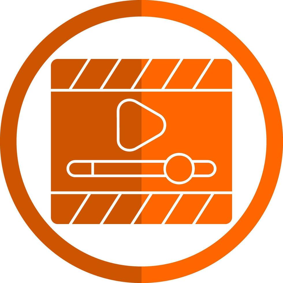 Video Player  Vector Icon Design