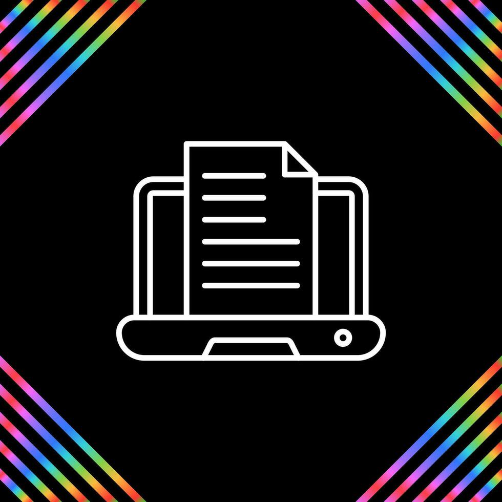 Content Writing Vector Icon