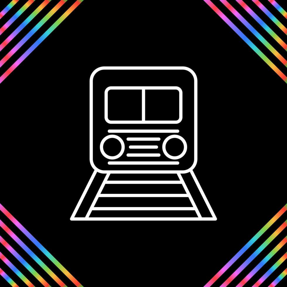 icono de vector de metro