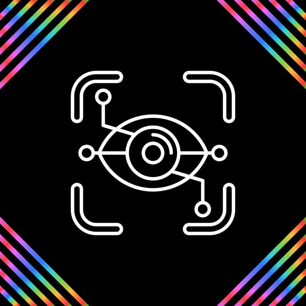 Eye Recognition Vector Icon