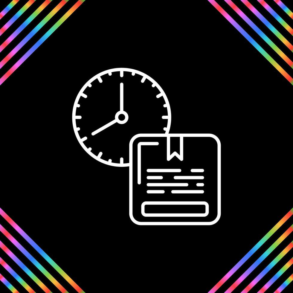 On Time Delivery Vector Icon