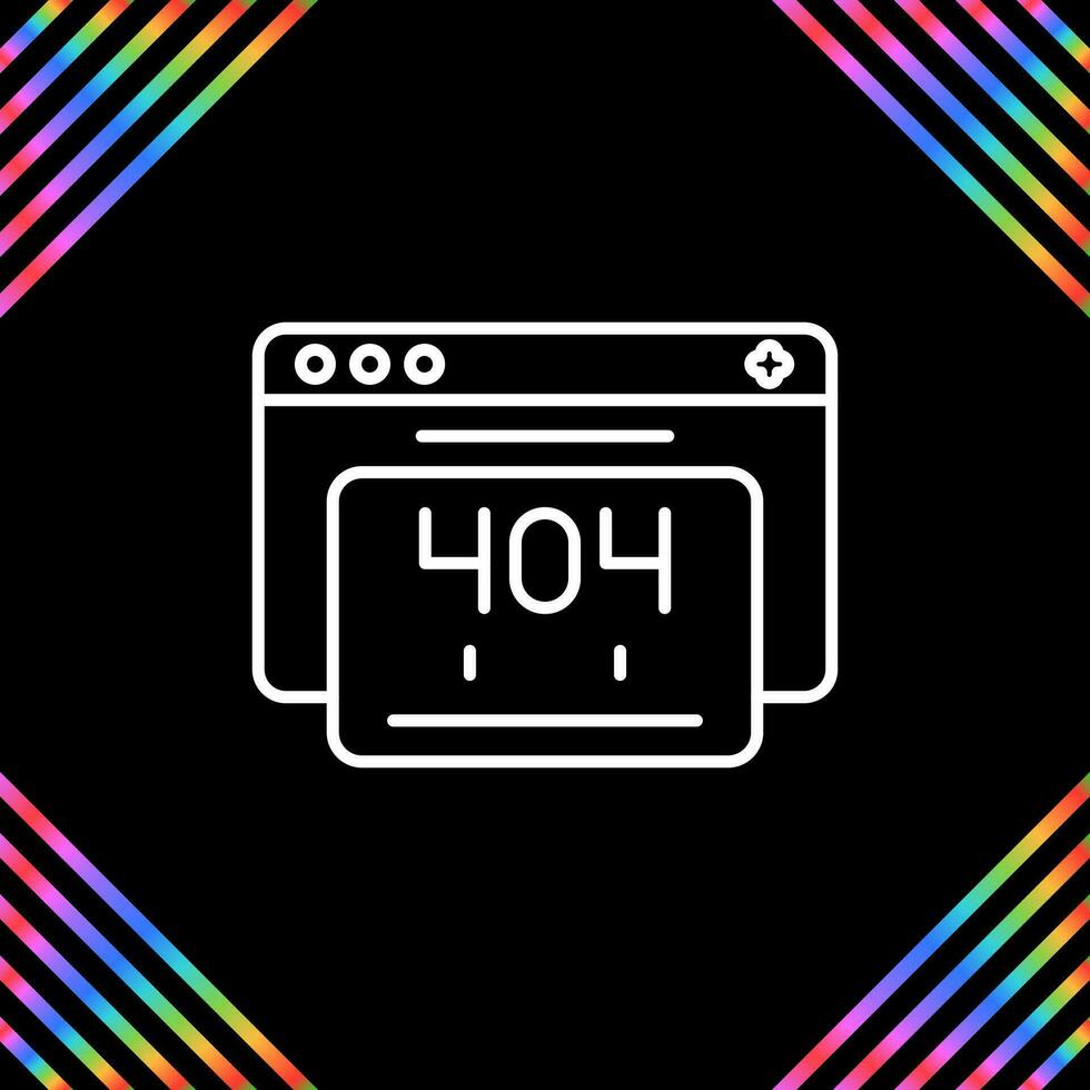 404 Error Vector Icon