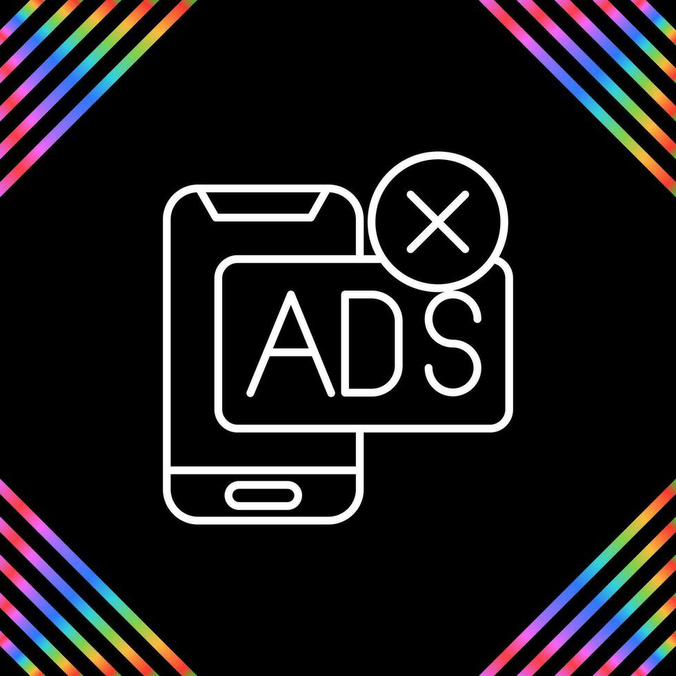 AD Block Vector Icon