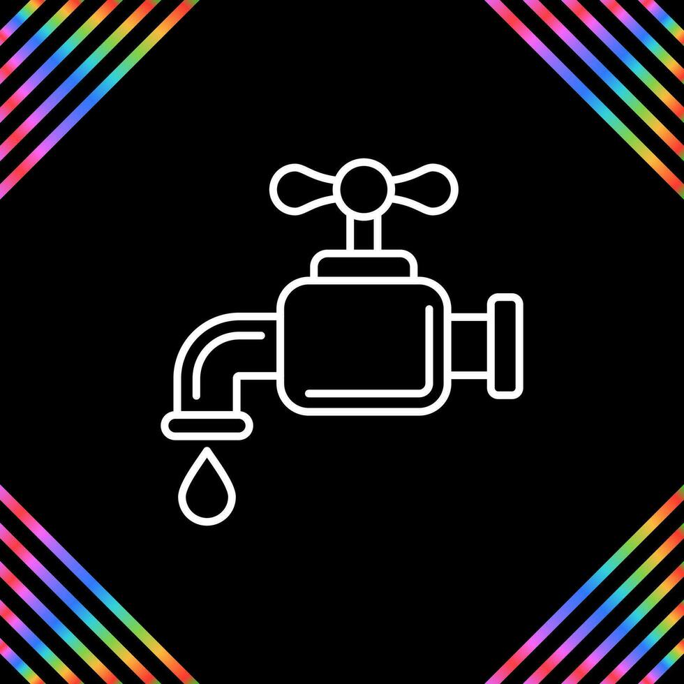Water Faucet Vector Icon