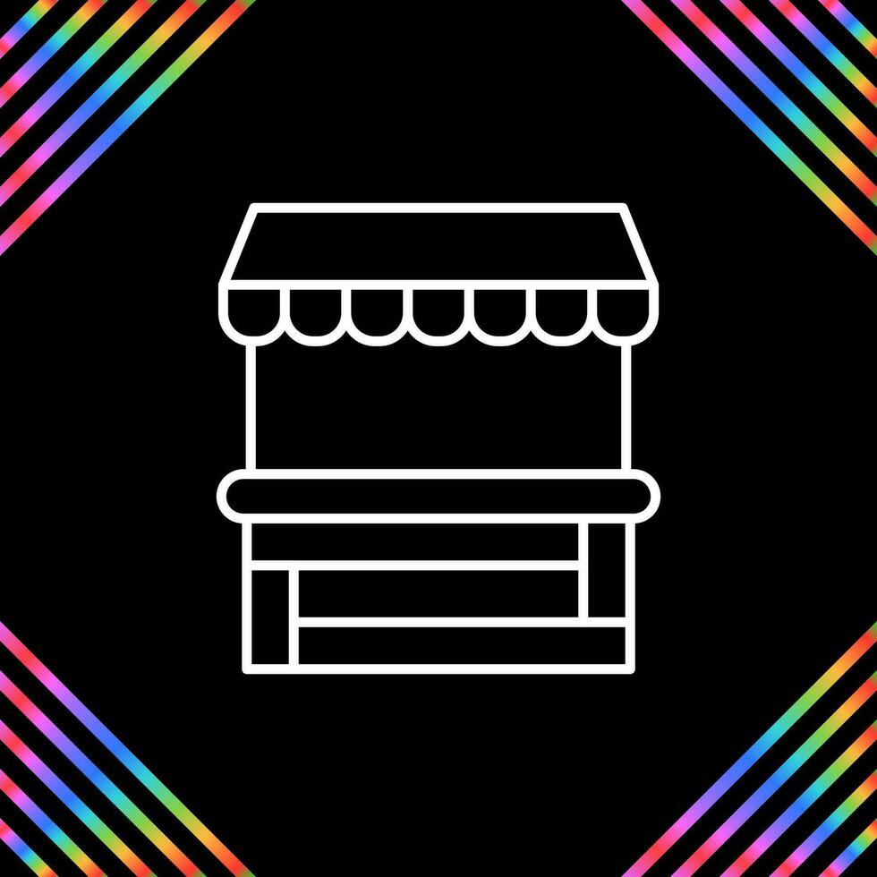 Food Stand Vector Icon