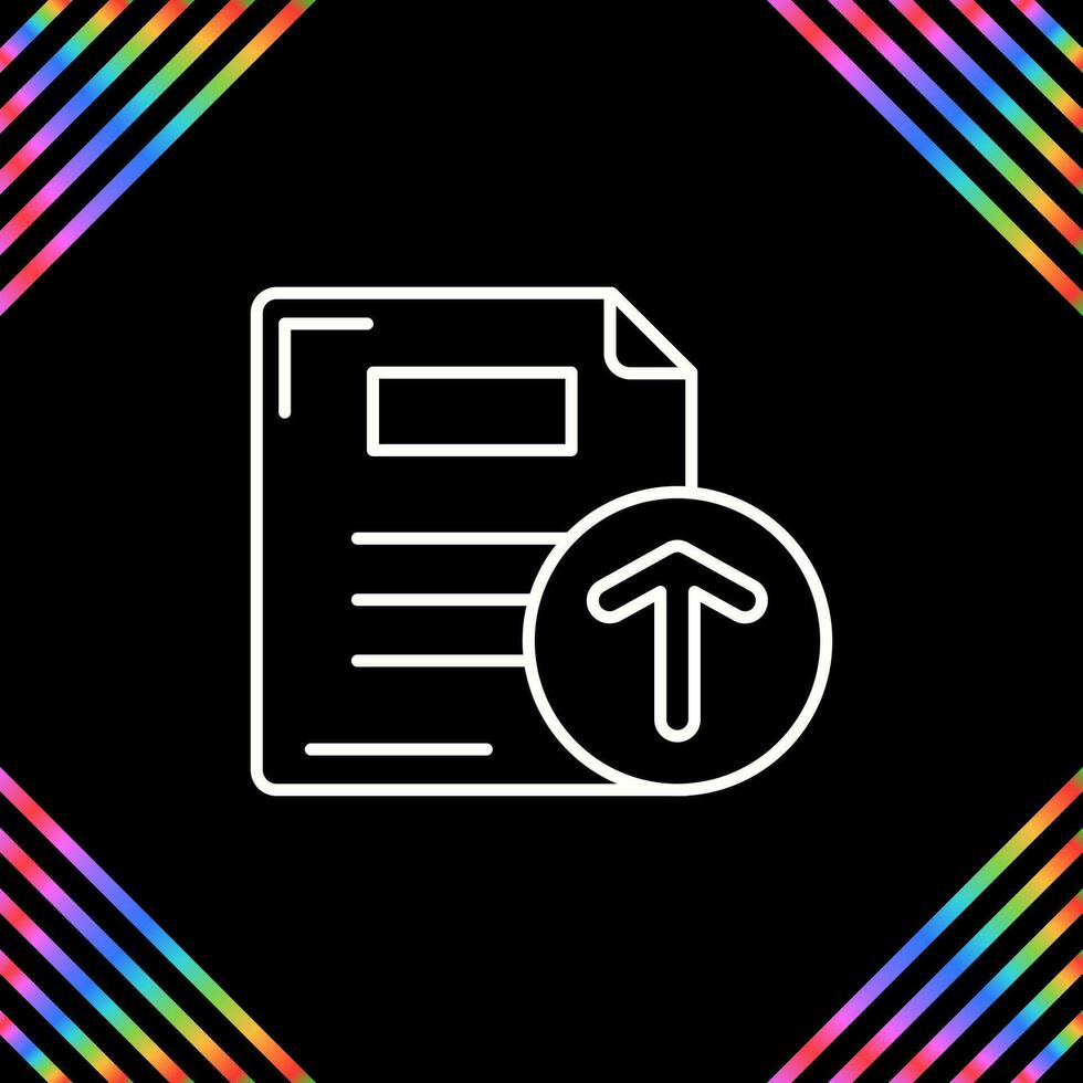 Files Upload Vector Icon