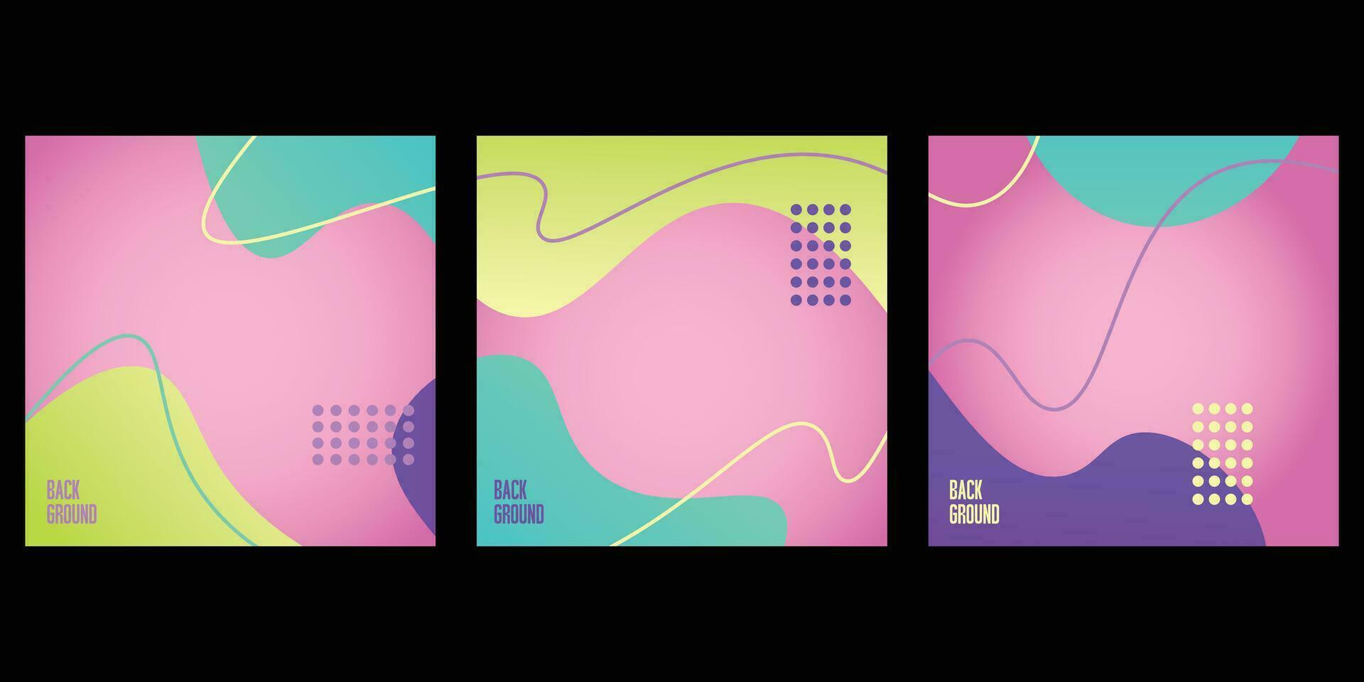 Abstract Gradient Modern Background Social Media vector