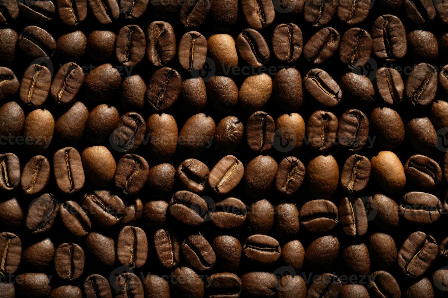 Coffee beans background, close up shot, can be used as a background photo