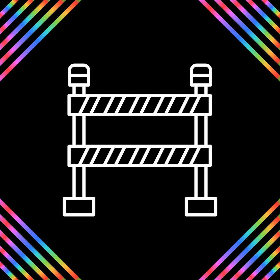 Police Line Vector Icon