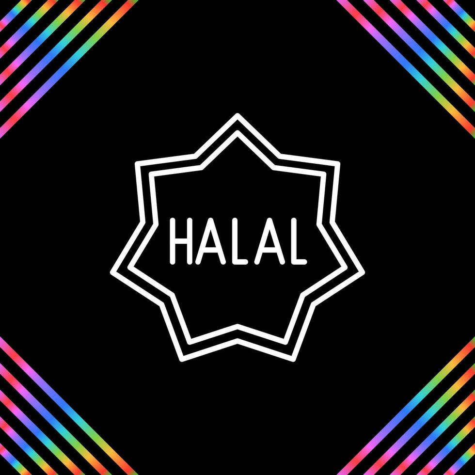 Halal Vector Icon