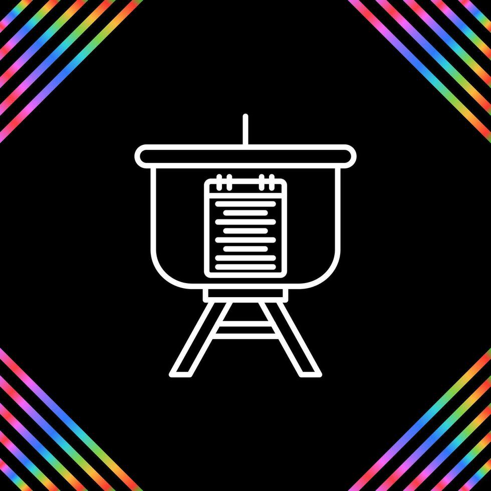 Menu Presentation Vector Icon