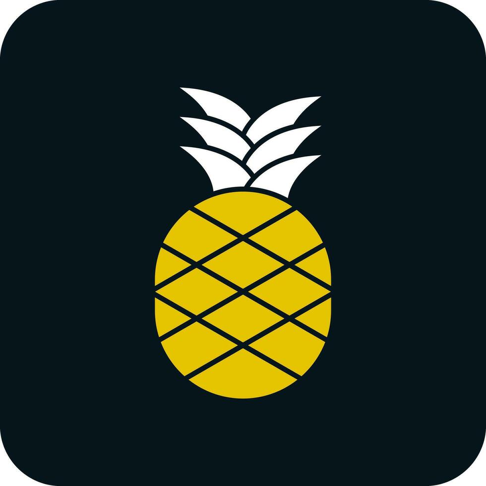 diseño de icono de vector de piña