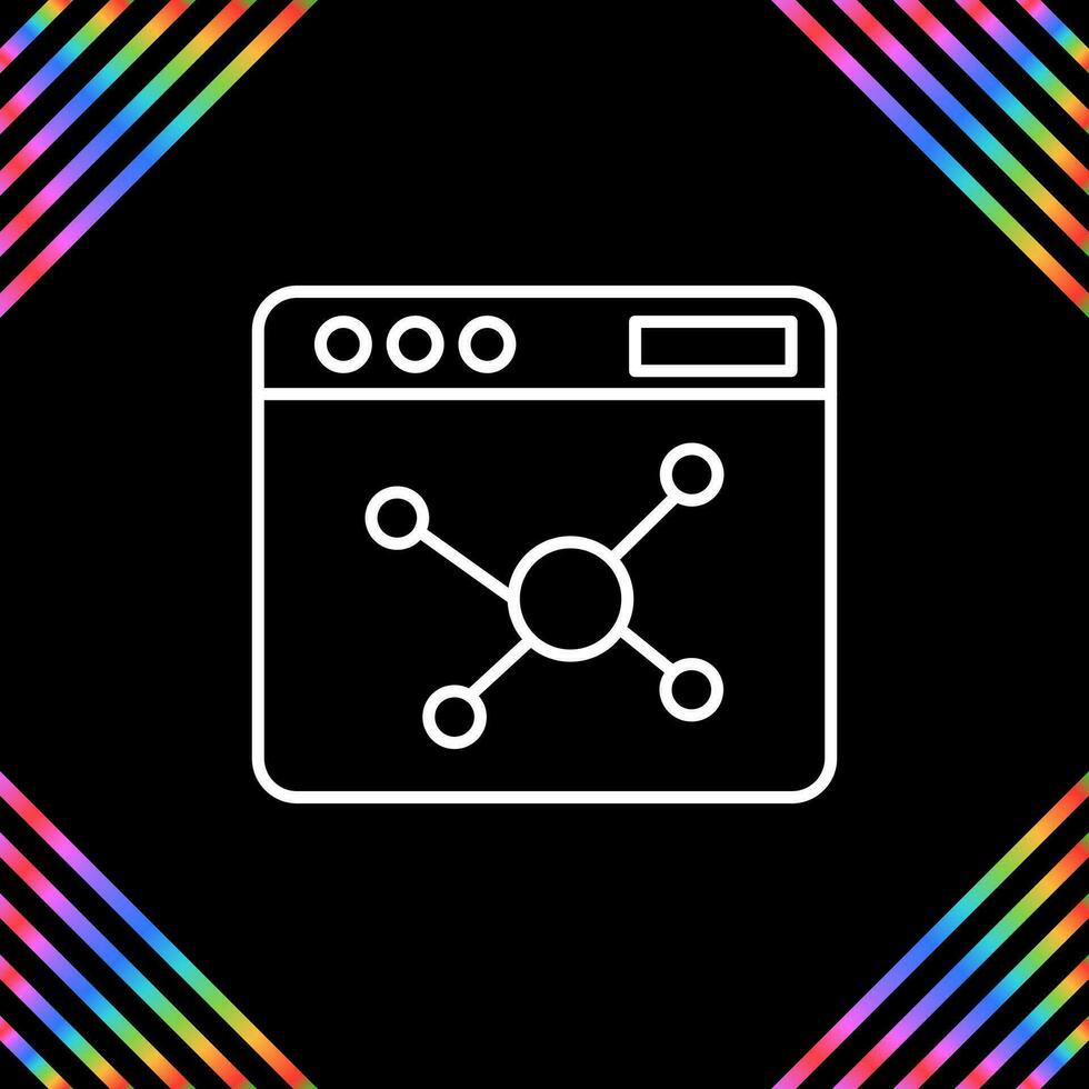 icono de vector de algoritmo