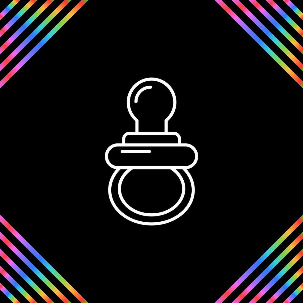 Pacifier Vector Icon