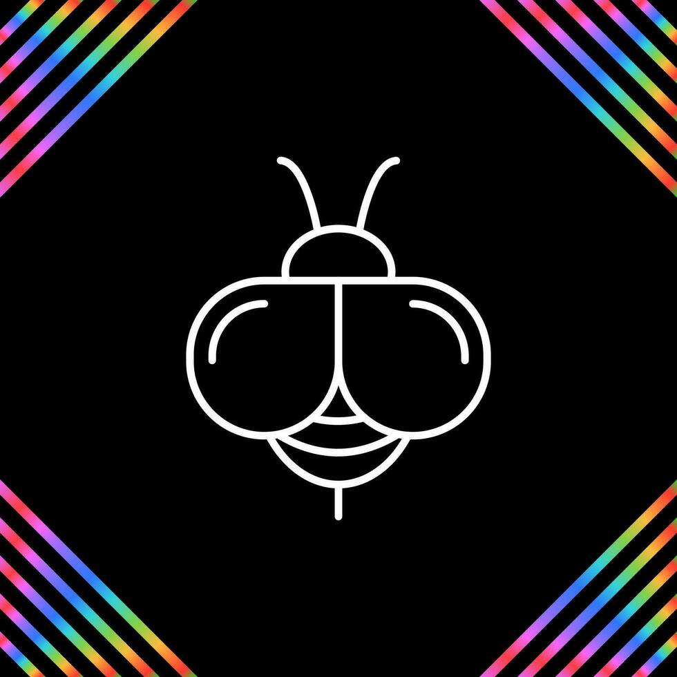 icono de vector de abeja