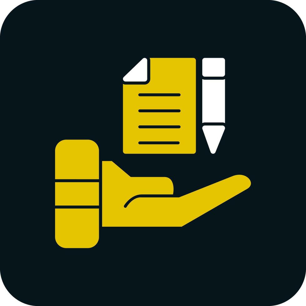 Contract Vector Icon Design