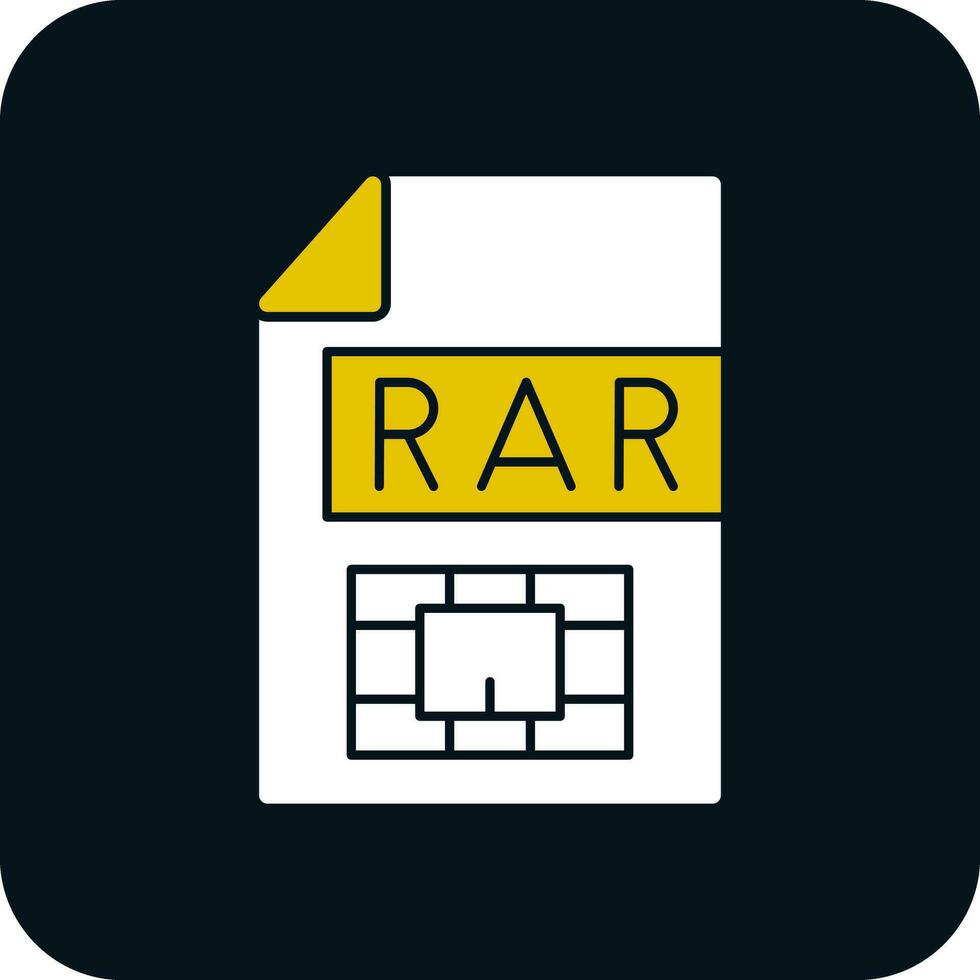 Rar  Vector Icon Design
