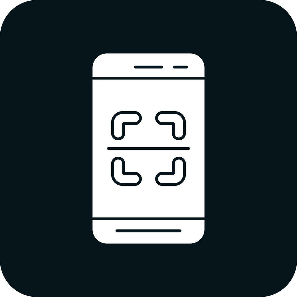 Mobile Scanner  Vector Icon Design