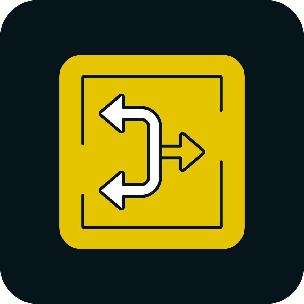 Three Arrows Vector Icon Design