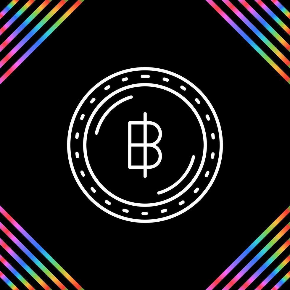 Baht Currency Vector Icon